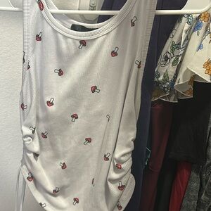 Mushroom Tied Crop Top 🍄